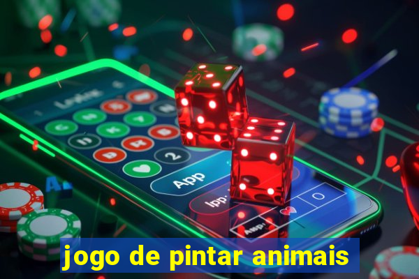 jogo de pintar animais